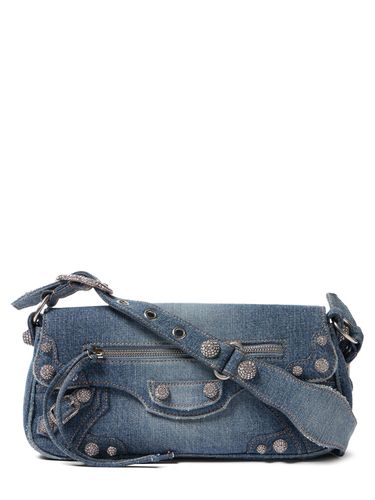 Bolso Pequeño Le Cagole Sling De Denim - BALENCIAGA - Modalova