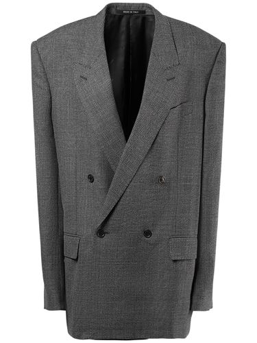 Regular Fit Wool Blazer - BALENCIAGA - Modalova