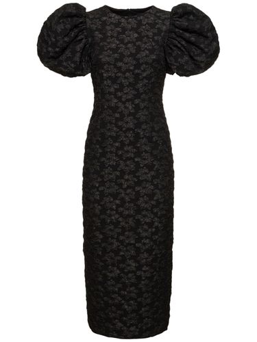 Vestido Midi De Jacquard - ROTATE - Modalova