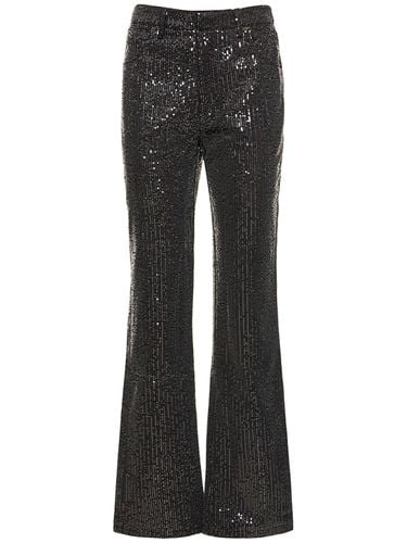 Sequined Twill Pants - ROTATE - Modalova