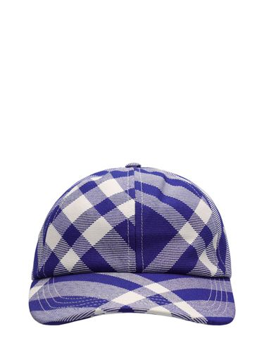 Gorra De Baseball De Lana - BURBERRY - Modalova