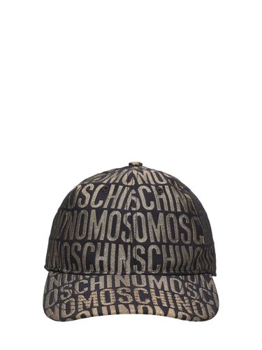 Cappello In Nylon Jacquard - MOSCHINO - Modalova