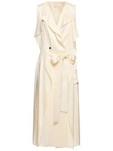 Midikleid Aus Viskosemischung „trench“ - VICTORIA BECKHAM - Modalova