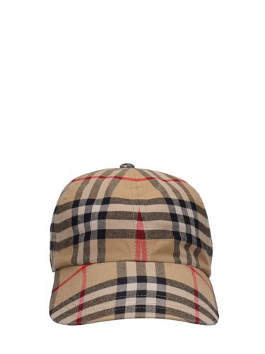 Archive Check Baseball Cap - BURBERRY - Modalova