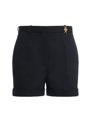 Shorts Aus Stretch-wolle - VERSACE - Modalova