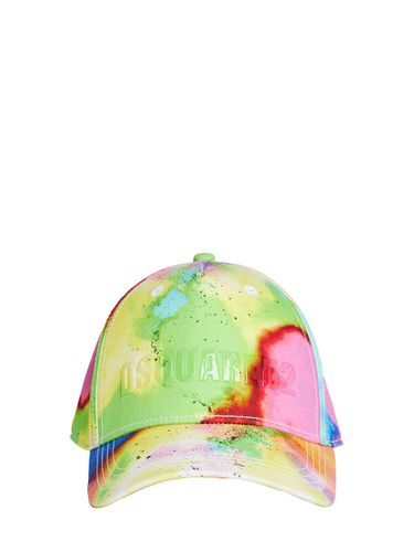 Gorra De Algodón Tie Dye - DSQUARED2 - Modalova