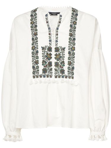 Radica Embroidered Cotton & Linen Shirt - WEEKEND MAX MARA - Modalova