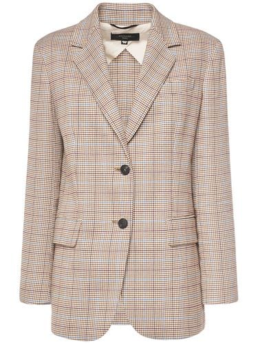 Blazer Aus Baumwolle Und Leinen "peirak" - WEEKEND MAX MARA - Modalova