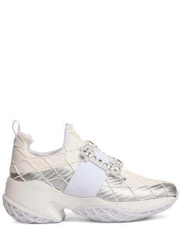 Sneakers Aus Baumwolle Und Mesh „viv Run“ - ROGER VIVIER - Modalova