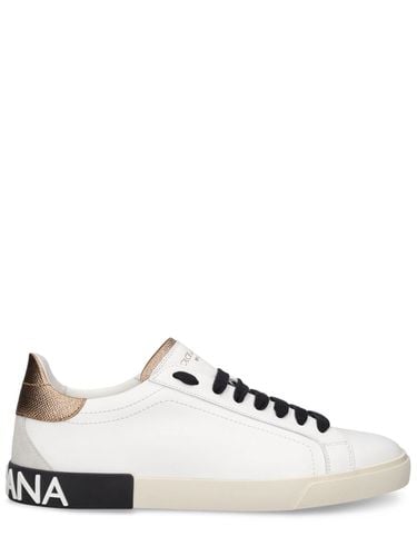 Ledersneakers "portofino" - DOLCE & GABBANA - Modalova