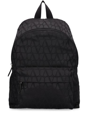 Toile Iconographe Nylon Backpack - VALENTINO GARAVANI - Modalova