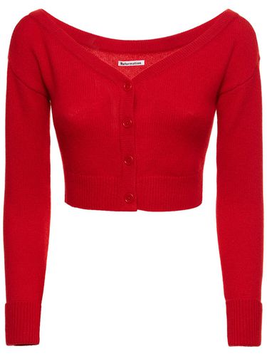 Cardigan Con Spalle Scoperte Millie In Cashmere - REFORMATION - Modalova