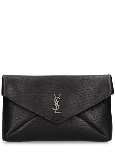 Cassandre Large Leather Pouch - SAINT LAURENT - Modalova