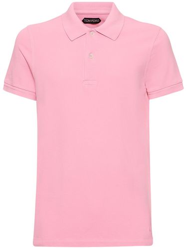 Polo De Algodón Piqué - TOM FORD - Modalova