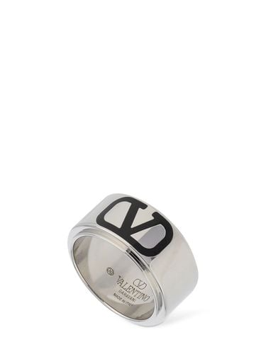 Anillo Con Logo V - VALENTINO GARAVANI - Modalova