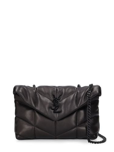 Bolso Puffer Toy De Piel Pespunteada - SAINT LAURENT - Modalova