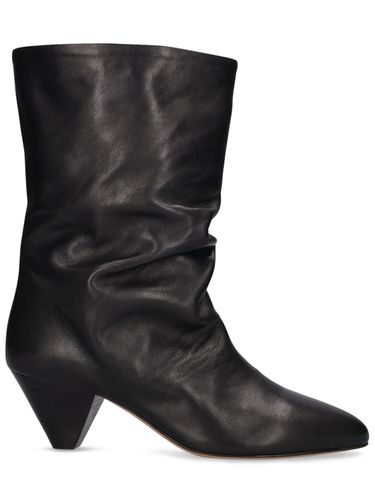 Mm Hohe Stiefeletten Aus Leder „reachi“ - ISABEL MARANT - Modalova