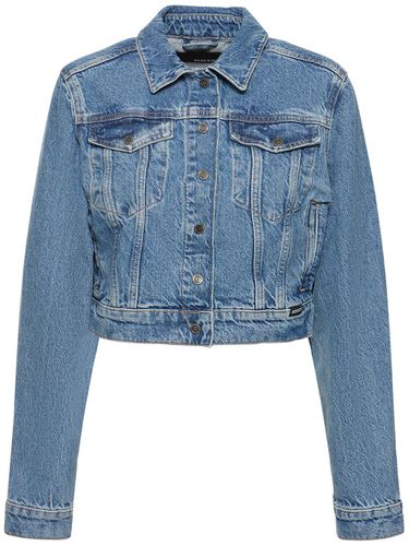 Giacca Oversize In Denim Di Cotone - ROTATE - Modalova