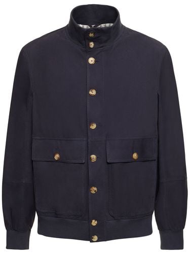 Bomber In Camoscio - BRUNELLO CUCINELLI - Modalova