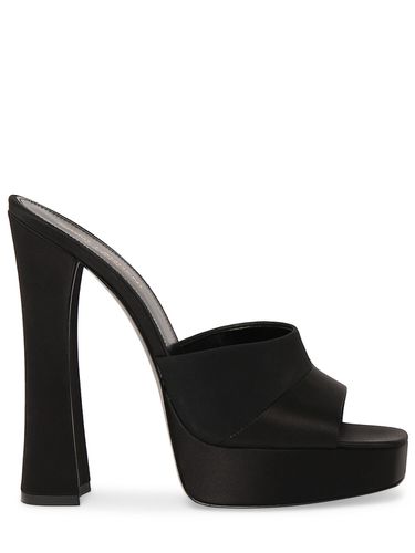 Mm Mule-sandaletten Aus Kreppsatin „boogie“ - SAINT LAURENT - Modalova