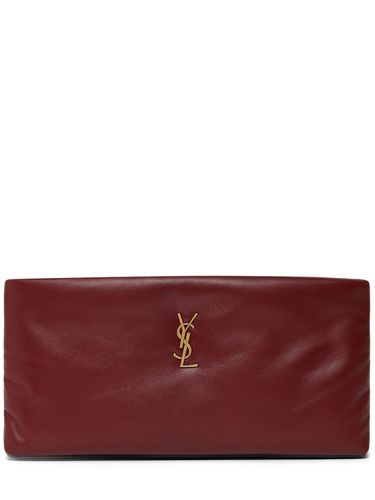 Calypso Leather Long Zipped Pouch - SAINT LAURENT - Modalova