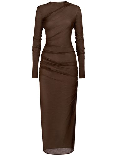 Kleid Aus Wollmischstrick - SAINT LAURENT - Modalova