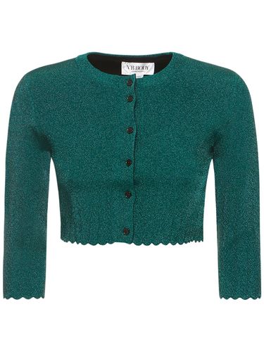 Cardigan Cropped In Lurex Di Misto Viscosa - VICTORIA BECKHAM - Modalova