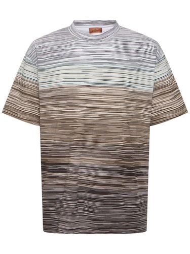 Degrade Cotton Dyed T-shirt - MISSONI - Modalova