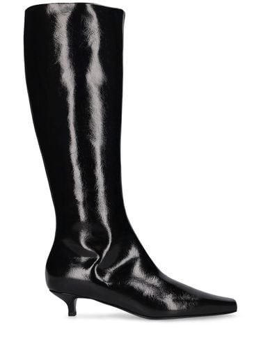 Mm The Slim Leather Tall Boots - TOTEME - Modalova