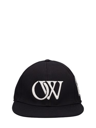 Boxy Cotton Baseball Cap - OFF-WHITE - Modalova