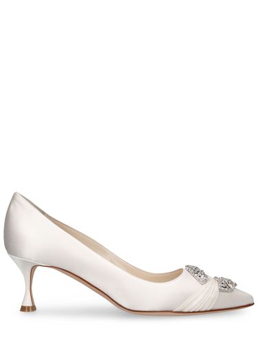 Mm Hohe Pumps Aus Satin „maidapump“ - MANOLO BLAHNIK - Modalova