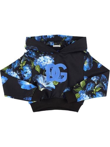 Sudadera De Algodón Estampada - DOLCE & GABBANA - Modalova