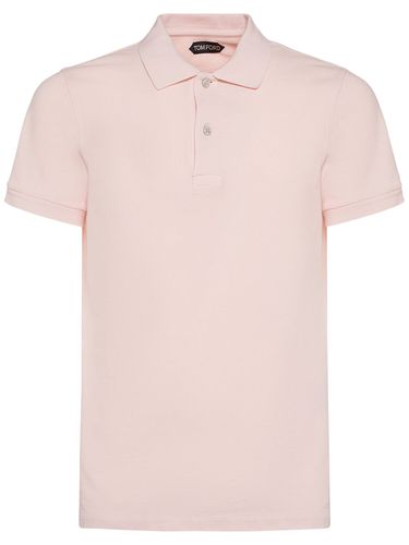 Polo De Algodón Piqué - TOM FORD - Modalova