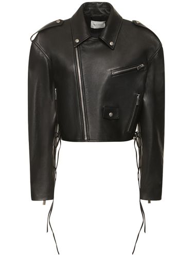 Chaqueta Biker Corta De Piel - MAGDA BUTRYM - Modalova