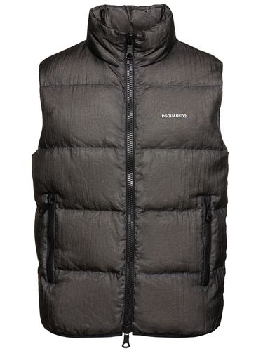 Classic Logo Nylon Puffer Vest - DSQUARED2 - Modalova