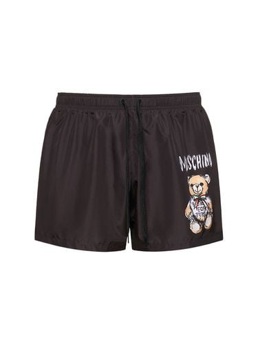 Badeshorts Aus Bedrucktem Nylon „teddy“ - MOSCHINO - Modalova