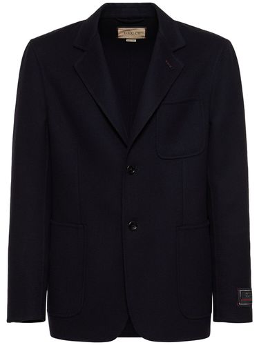 Palma Wool Blend Formal Blazer - GUCCI - Modalova