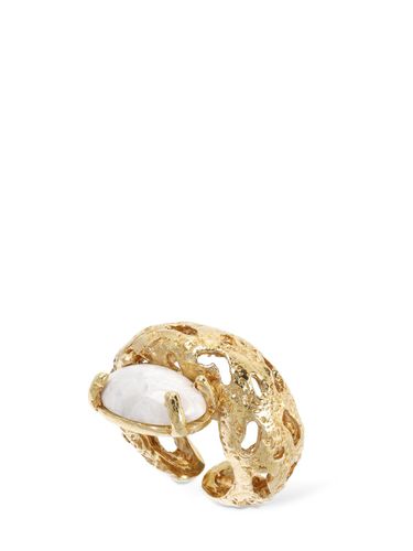 Mayge Stone Thick Ring - PAOLA SIGHINOLFI - Modalova