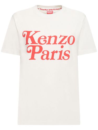 T-shirt Aus Baumwolljersey "kenzo X Verdy" - KENZO PARIS - Modalova