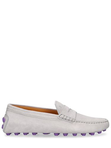 Gommini Macro Suede Loafers - TOD'S - Modalova