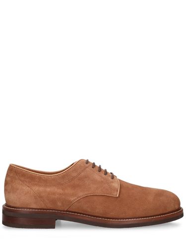 Derby-schnürschuhe Aus Leder - BRUNELLO CUCINELLI - Modalova