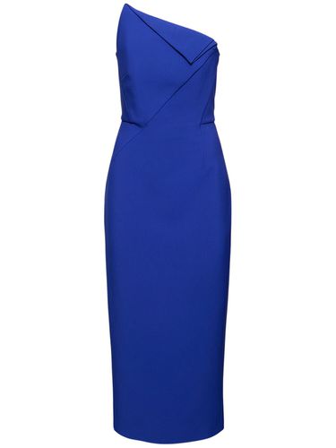 Vestido Midi De Crêpe Sin Tirantes - ROLAND MOURET - Modalova