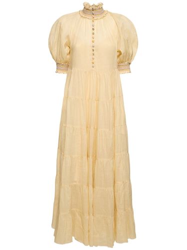 Junie Swing Tiered Ramie Maxi Dress - ZIMMERMANN - Modalova