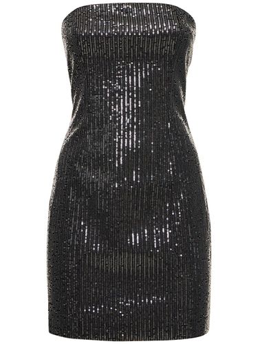 Sequined Twill Mini Dress - ROTATE - Modalova