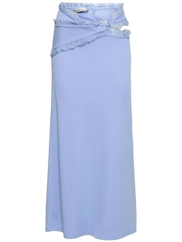 Carina Cutout Long Skirt W/tulle Details - CHRISTOPHER ESBER - Modalova