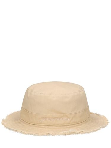 Gorro Bucket De Algodón Con Logo - JACQUEMUS - Modalova