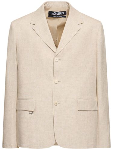 Blazer De Viscosa Y Lino - JACQUEMUS - Modalova