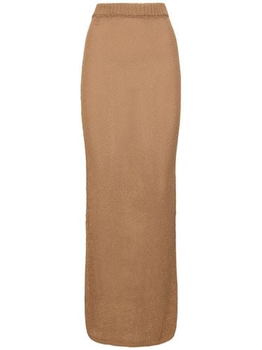 Atele Cotton Blend Long Skirt - AYA MUSE - Modalova