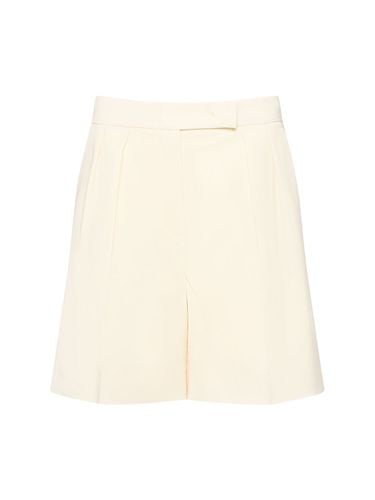 Shorts Priamo In Lana Con Pinces - MAX MARA - Modalova