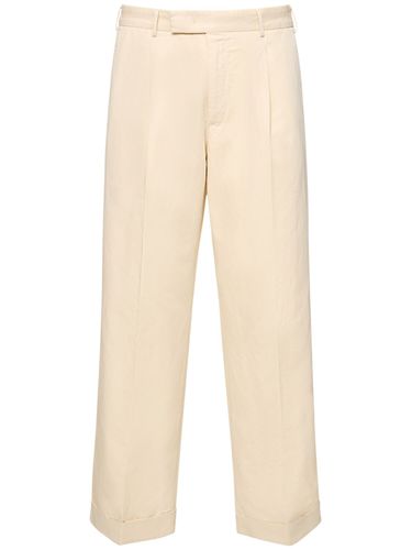 Quindici Cotton & Linen Gabardine Pants - PT TORINO - Modalova